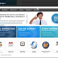 Портфолио Bulk Email Marketing Script
